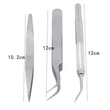 3 Piece Stainless Steel Tick Tweezers