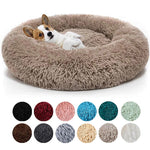 Soft Cat Dog Bed Round Long  Washable