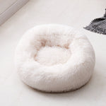 Soft Cat Dog Bed Round Long  Washable