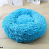 Soft Cat Dog Bed Round Long  Washable