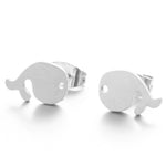 Multiple Minimalist Stud Earrings for Women Female Stainless Steel Animals Cute Earrings Carnations Jewlery Accessories