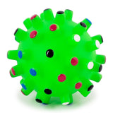 Pet Squeaky Fetch Spiky Ball