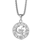 12 Horoscope Zodiac Sign Pendant Necklace