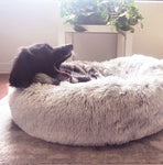 Soft Cat Dog Bed Round Long  Washable