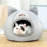 Grey Soft Cat or Dog Bed