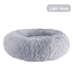 Donut Dog Bed Warm Soft Long Plush