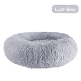 Donut Dog Bed Warm Soft Long Plush