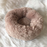 Soft Cat Dog Bed Round Long  Washable