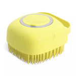 Pet Bath Brush 2-in-1 Pet SPA Massage Comb Soft Silicone