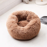 Soft Cat Dog Bed Round Long  Washable