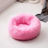 Soft Cat Dog Bed Round Long  Washable