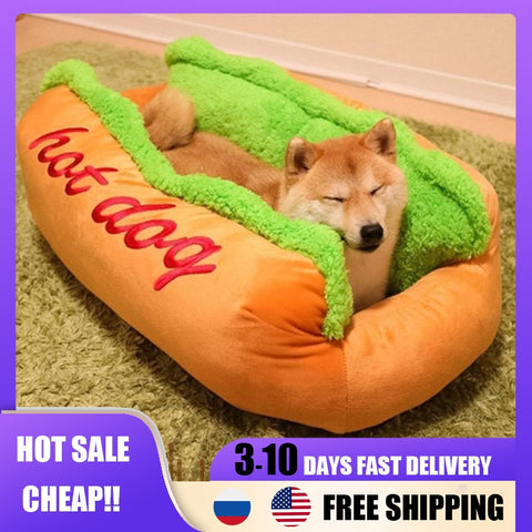 Hot Dog Puppy Dog Bed various Size