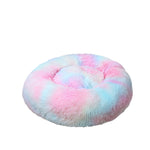 Donut Dog Bed Warm Soft Long Plush