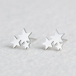 Stainless Steel Animal Heart Leaf Cat Flower Star Stud Earrings f