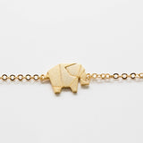 Stainless Steel Origami Elephant Bracelets