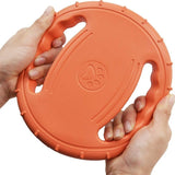 1PC Dog Flying Disc Interactive Rubber Dog Toy