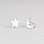 Stainless Steel Animal Heart Leaf Cat Flower Star Stud Earrings f