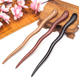 Hair jewelry ornaments wood stick pins