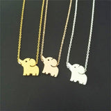 Stainless Steel Chain Butterfly Elephant Panda Bird Pendants