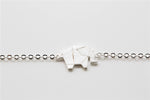 Stainless Steel Origami Elephant Bracelets