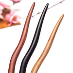 Hair jewelry ornaments wood stick pins