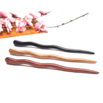 Hair jewelry ornaments wood stick pins