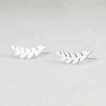 Stainless Steel Animal Heart Leaf Cat Flower Star Stud Earrings f