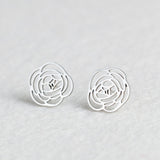 Stainless Steel Animal Heart Leaf Cat Flower Star Stud Earrings f