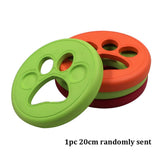 1PC Dog Flying Disc Interactive Rubber Dog Toy