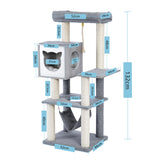 Domestic Delivery Wooden Modern Cat Tower