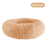 Donut Dog Bed Warm Soft Long Plush