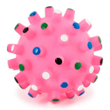 Pet Squeaky Fetch Spiky Ball