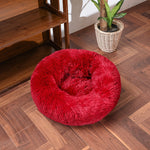 Soft Cat Dog Bed Round Long  Washable