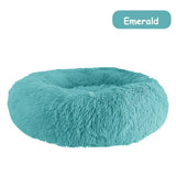 Donut Dog Bed Warm Soft Long Plush