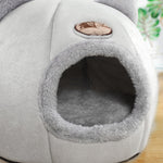 Grey Soft Cat or Dog Bed