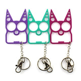 Multifunction Cute Cat Outdoor Tool Opener Screwdriver Keychain