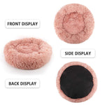 Soft Cat Dog Bed Round Long  Washable