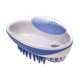 Pet Bath Brush 2-in-1 Pet SPA Massage Comb Soft Silicone