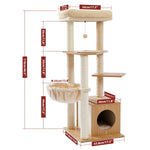 Domestic Delivery Wooden Modern Cat Tower