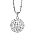 12 Horoscope Zodiac Sign Pendant Necklace