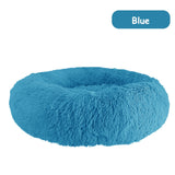 Donut Dog Bed Warm Soft Long Plush