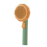 Pumpkin Pet Brush Self Cleaning