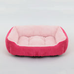 Pet Bed Square Plush