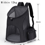 Pet Travel Double Backpack