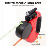 Automatic Dual Retractable Dog Leash with Light