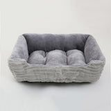 Pet Bed Square Plush