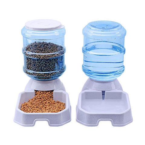 1Pc practical 3.8L Automatic Pet Feeder Large Capacity Water or Food Holder