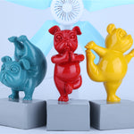 Lovely Yoga French Bulldog Statue