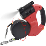 Automatic Dual Retractable Dog Leash with Light