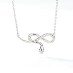 Snake Cobra Pendant Water Ripple Chain For Women Men